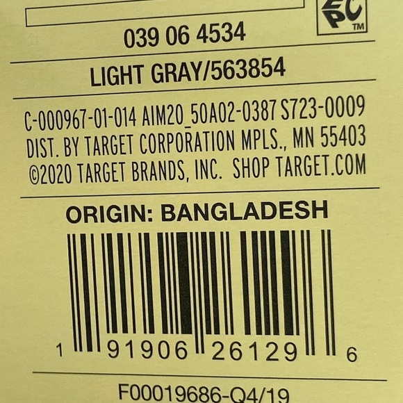 All in Motion Lightweight Polyester Track Trainer Pant Light Grey NWT Sz L Long - Picture 5 of 12